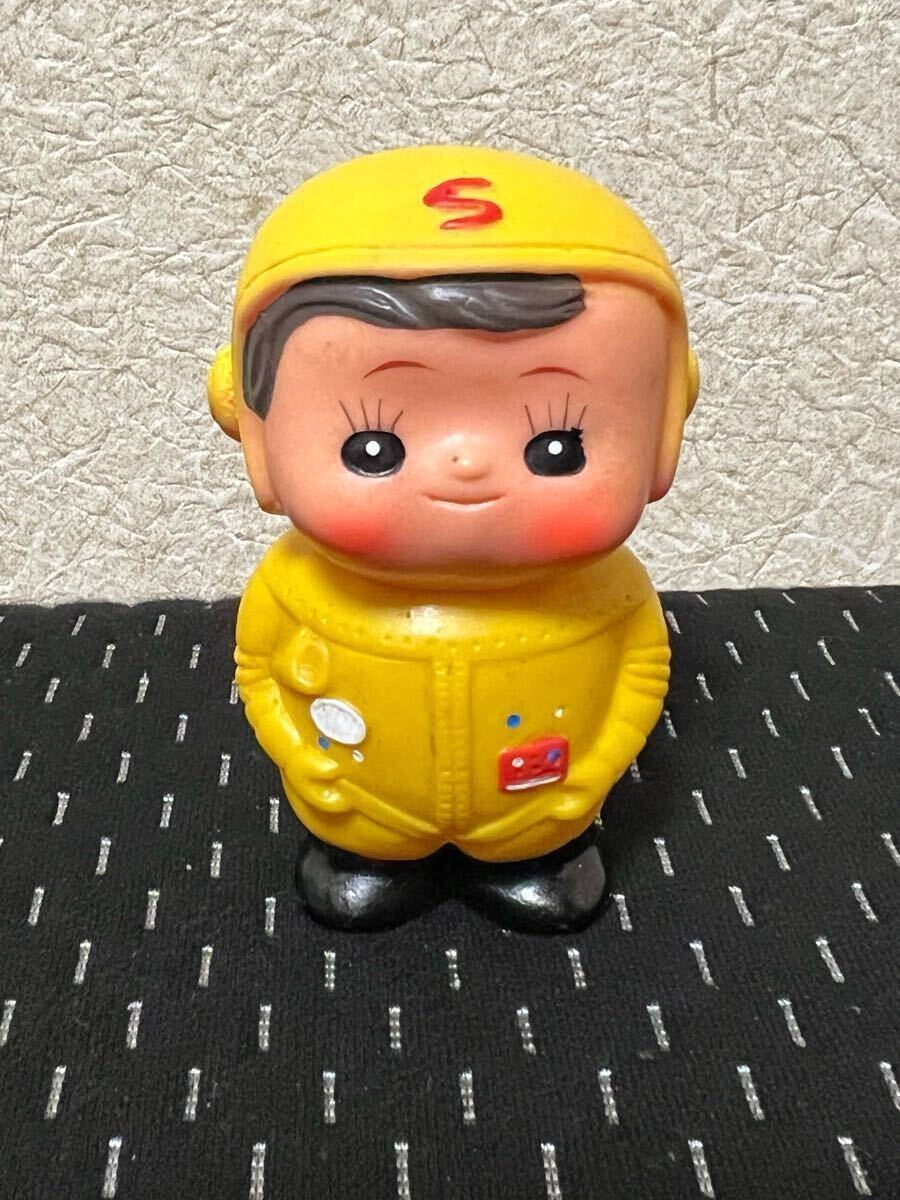 激レア 当時物 昭和レトロ 第一相互 銀行 ソフビ 貯金箱 およげ