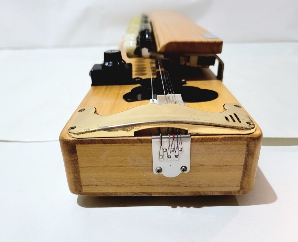 大正琴 琴伝流 敷島 木製 ハードケース付 和器 弦器 演奏 練習 木目