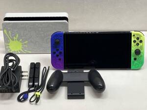 ジャンク Nintendo Switch(有機ELモデル) スプラトゥーン3エディション(HEGSKCAAA) ニンテンドースイッチ