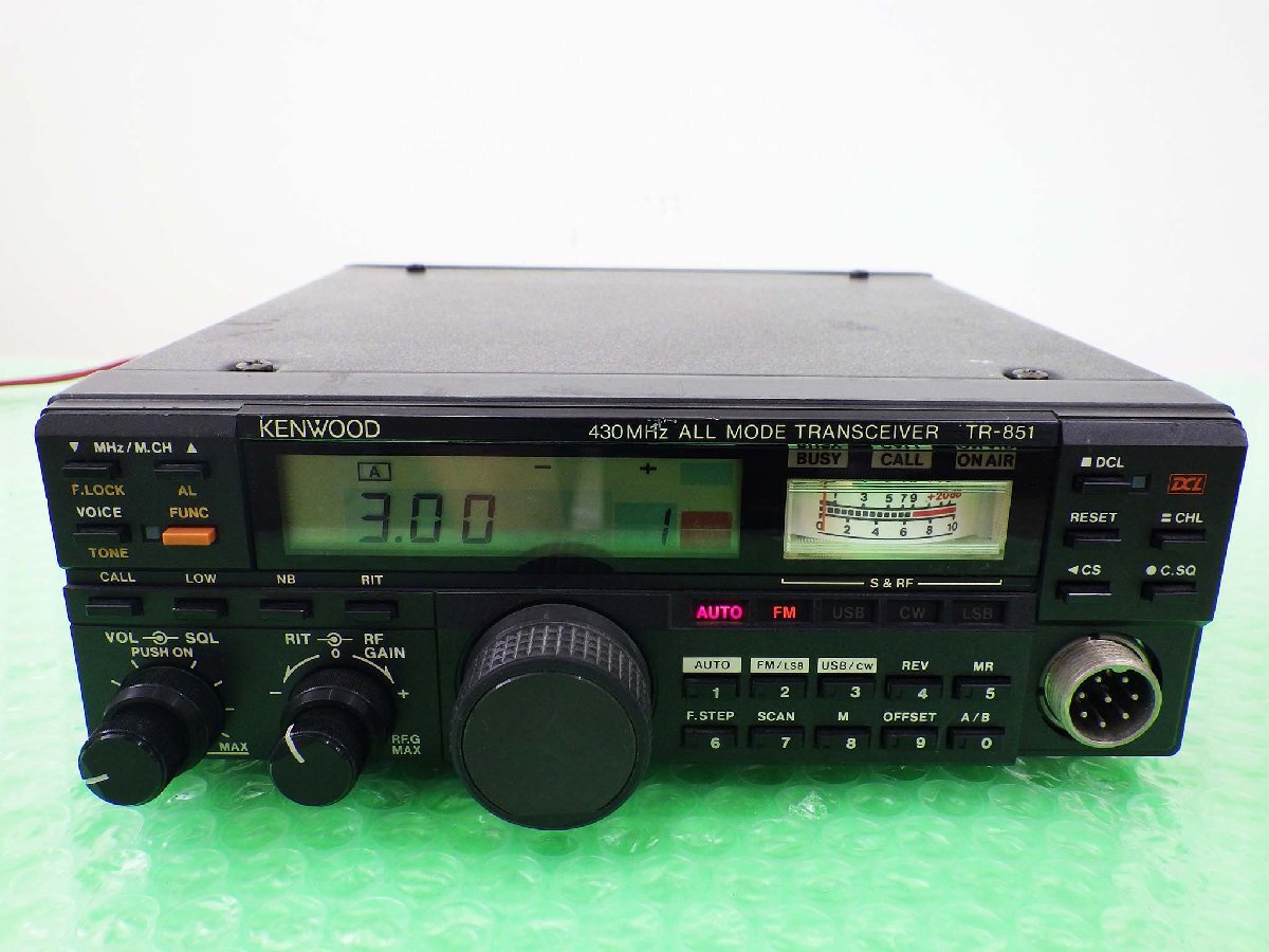 kenwood TR-851 430Mhz SSB-FM トランシーバー トランシーバー