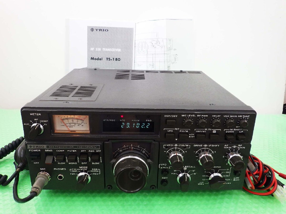 TRIO TS-180V SSBトランシーバーセット Yahoo!オークション -「ts-180v」の落札相場・落札価格