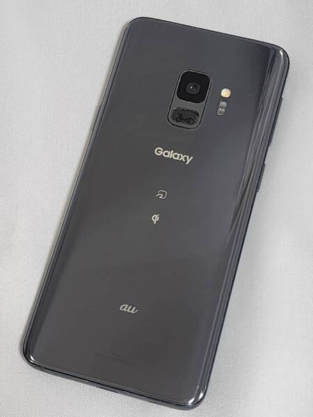Galaxy S9 SCV38 SIMフリー au 判定〇 【完動品】Samsung ギャラクシー Midnight Black【送料無料】GalaxyS9 ブラック【中古品】