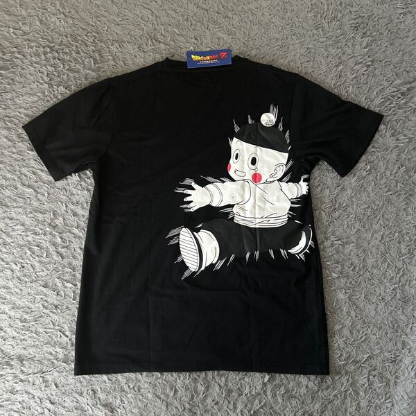 廃盤品 餃子 チャオズ さよなら天さん 半袖Tシャツ 新品 ドラゴンボール サイズL カラーブラック 鳥山明
