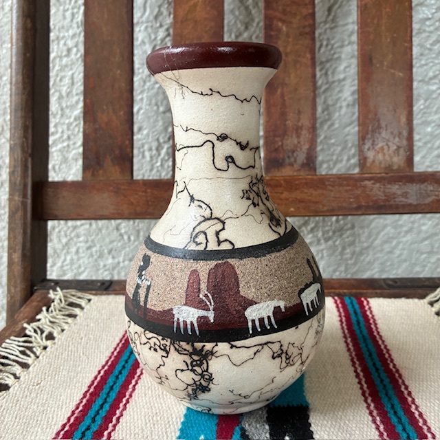 希少品！70's〜ネイティブアメリカン ナバホ族サンドペイント