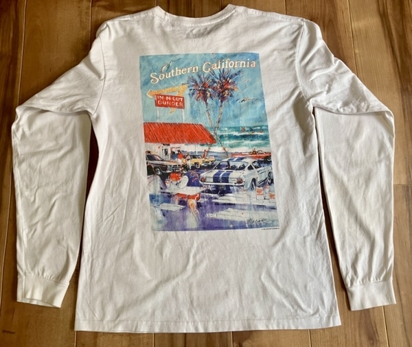 ヴィンテージIN-N-OUT BURGER インアンドアウトバーガー 長袖Tシャツ ロンT