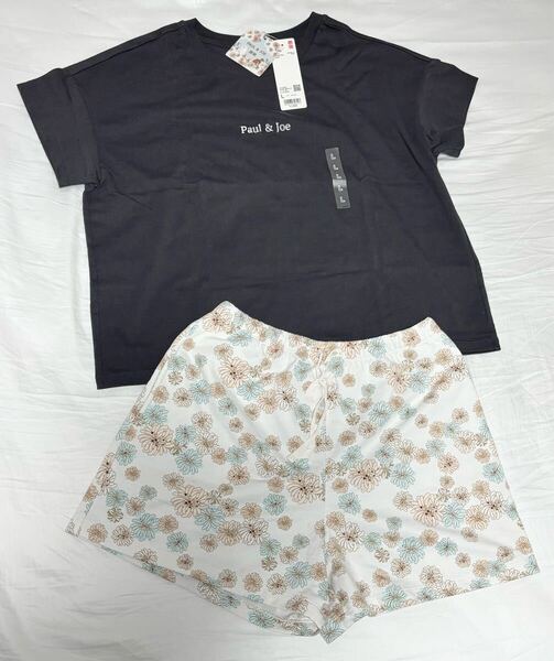 ユニクロPAUL & JOE 猫柄 ショートパンツ+Tシャツset