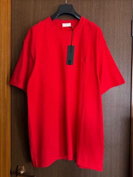 新品 WIND AND SEA ブランドロゴ Tシャツ 半袖 カットソー 24AW size XL ウィンダンシー メンズ レッド