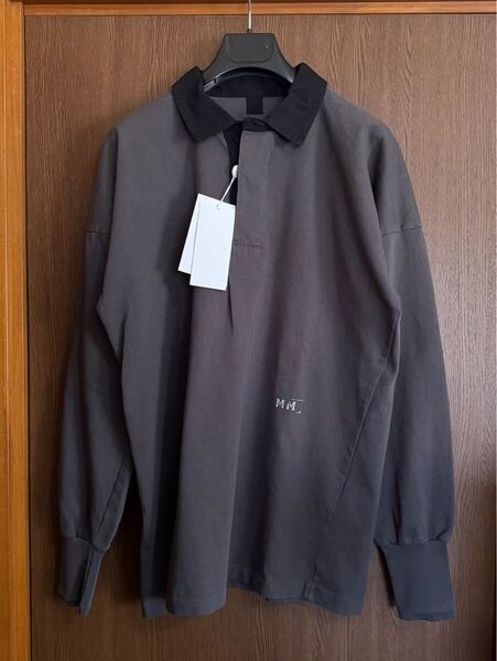 L新品 メゾンマルジェラ グラフィティロゴ ロング ポロシャツ 長袖 Tシャツ カットソー 今期 25SS size L Maison Margiela 1 10 メンズ
