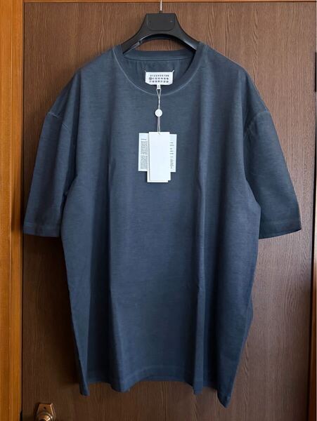 25SS新品 メゾンマルジェラ Memory of Label オーバーサイズ Tシャツ size 50 L ブラック 半袖 カットソー 黒 Maison Margiela 10 メンズ
