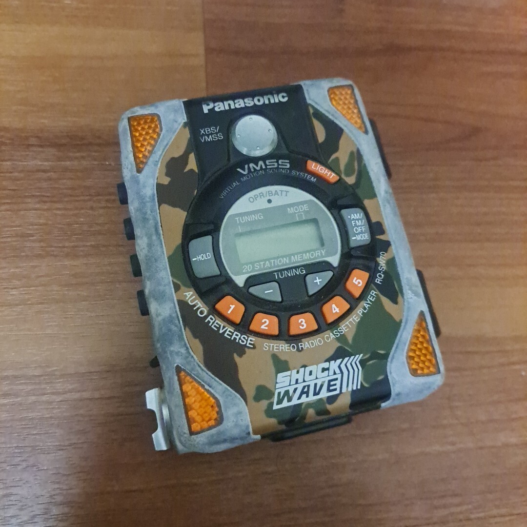 美品 動作確認済 Panasonic SHOCK WAVE カセットプレーヤー