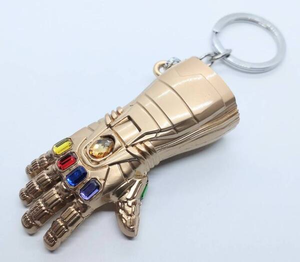 送料無料 アイアンマン シャンパン ガントレット キーリング キーホルダー マーベル アベンジャーズ スマアク