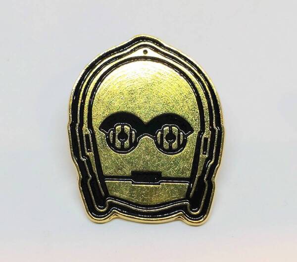 送料無料 スターウォーズ C3PO ピンブローチ ピンズ PINS バッジ バッヂ アメリカン雑貨 スマアク