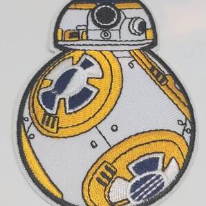 送料無料 スターウォーズ BB8 アイロン のりつき 刺繍 ワッペン アップリケ アメリカン雑貨 スマアク