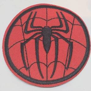 送料無料 スパイダーマン アメコミ アイロン のりつき 刺繍 ワッペン アップリケ アメリカン雑貨 スマアク