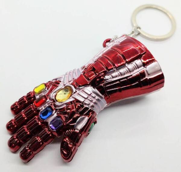 送料無料 ハルク ガントレット レッド アベンジャーズ マーベル キーリング キーホルダー アメリカン雑貨 スマアク