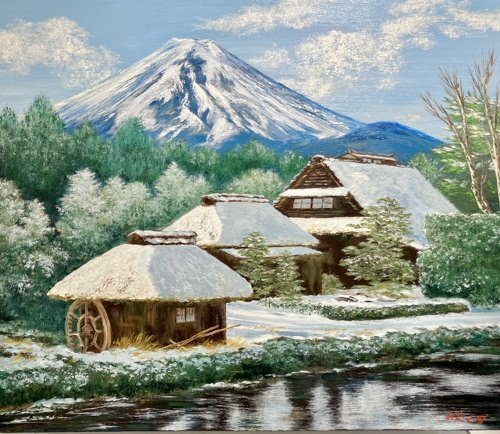 絵画 油絵 森田健一作 冬の水辺 6号サイズ額入り 2025年最新】Yahoo!オークション -森田健一の中古品・新品・未