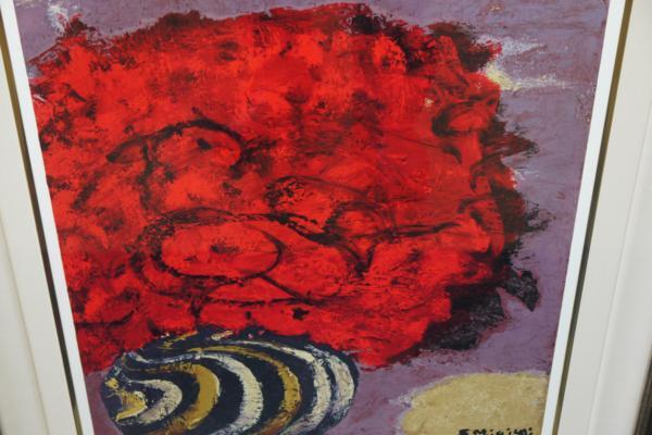 三岸節子、花、超希少額装用画版、新品額装付 - メルカリ