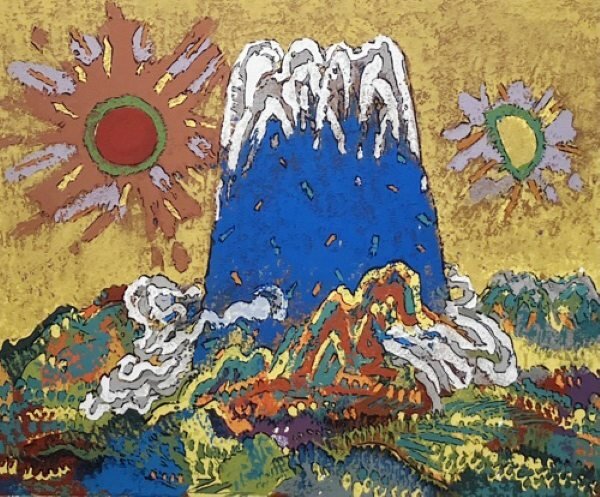 絹谷幸二、砂の夢、希少画集画、新品額付 - メルカリ