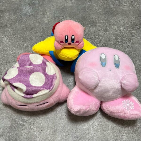 星のカービィ ほわほわ雪のBIGぬいぐるみ 羊毛フェルト風 BIGぬいぐるみスリープ ワープスターなぬいぐるみリュック まとめ売り