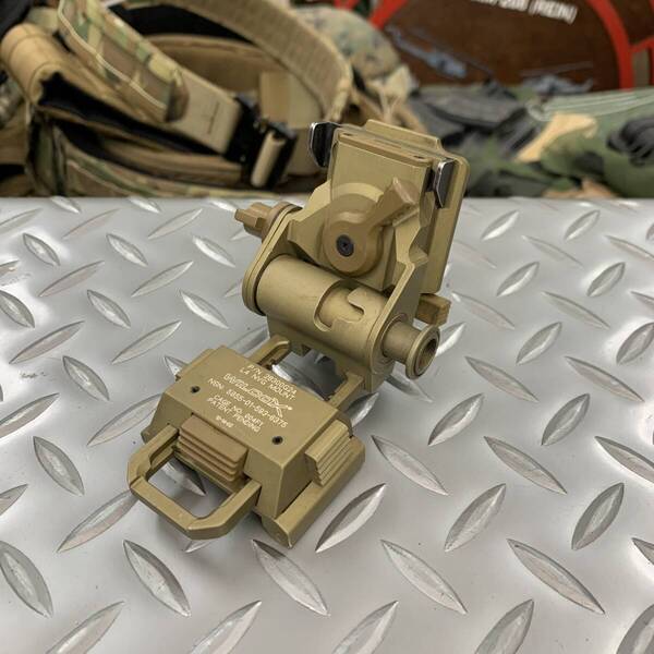 米軍実物 Wilcox L4G24 NVG Mount TAN FDE ナイトビジョンマウント ops-core pvs avs socom oda marsoc pj norotos