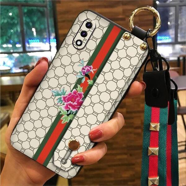 XperiaACE II SO-41B スマホケース 軽薄 白薔薇 ストラップ付
