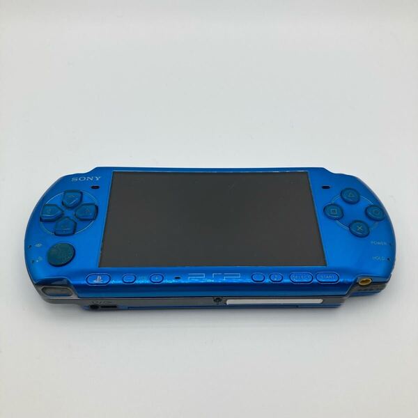 PSP-3000 本体 ブルー ジャンク 通電可 送料無料