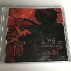 サントラCD 「 PS4 イースIX 」特典 「 オリジナルサウンドトラックミニ CODE:RED 」ソフトなし /イース9 Monstrum NOX モンストルムノクス