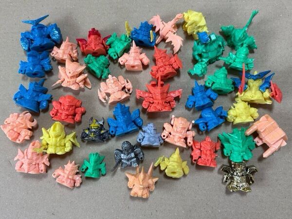 ガン消し パーツ欠品 SDガンダム 消しゴム 騎士 武者 ガシャポン戦士 フィギュア セット 大量 まとめ売り まとめ SDR