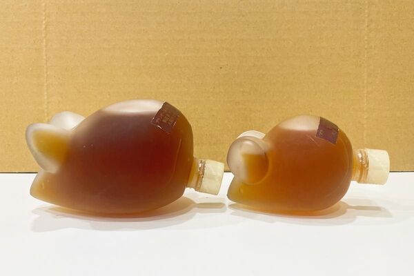 古酒未開栓 サントリー ブランデー 特級 V.S.O.P 福ねずみ 2本セット 1984年ネズミ型ガラスボトル