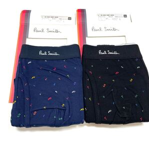 7★送料無料★新品★Paul Smith ポールスミス★2枚セット★ショート ボクサー★LLサイズ★パンツ★黒 紺★音符
