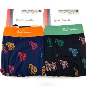 11★送料無料★新品★Paul Smith ポールスミス★2枚セット★ショート ボクサー★LLサイズ★パンツ★黒 紺★しまうま