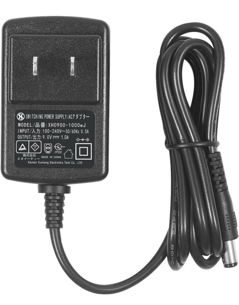 Security-01 PSE認証取得AC DC9V1Aアダプター汎用ACアダプタースイッチング式 充電器センタープラス電源アダプター 外径5.5mm/内径2.1mmB18