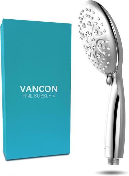 VANCON シャワーヘッド 0.001mm マイクロナノバブル 節水 塩素除去 シャワーヘッド 5段階モード 高洗浄力マッサージ