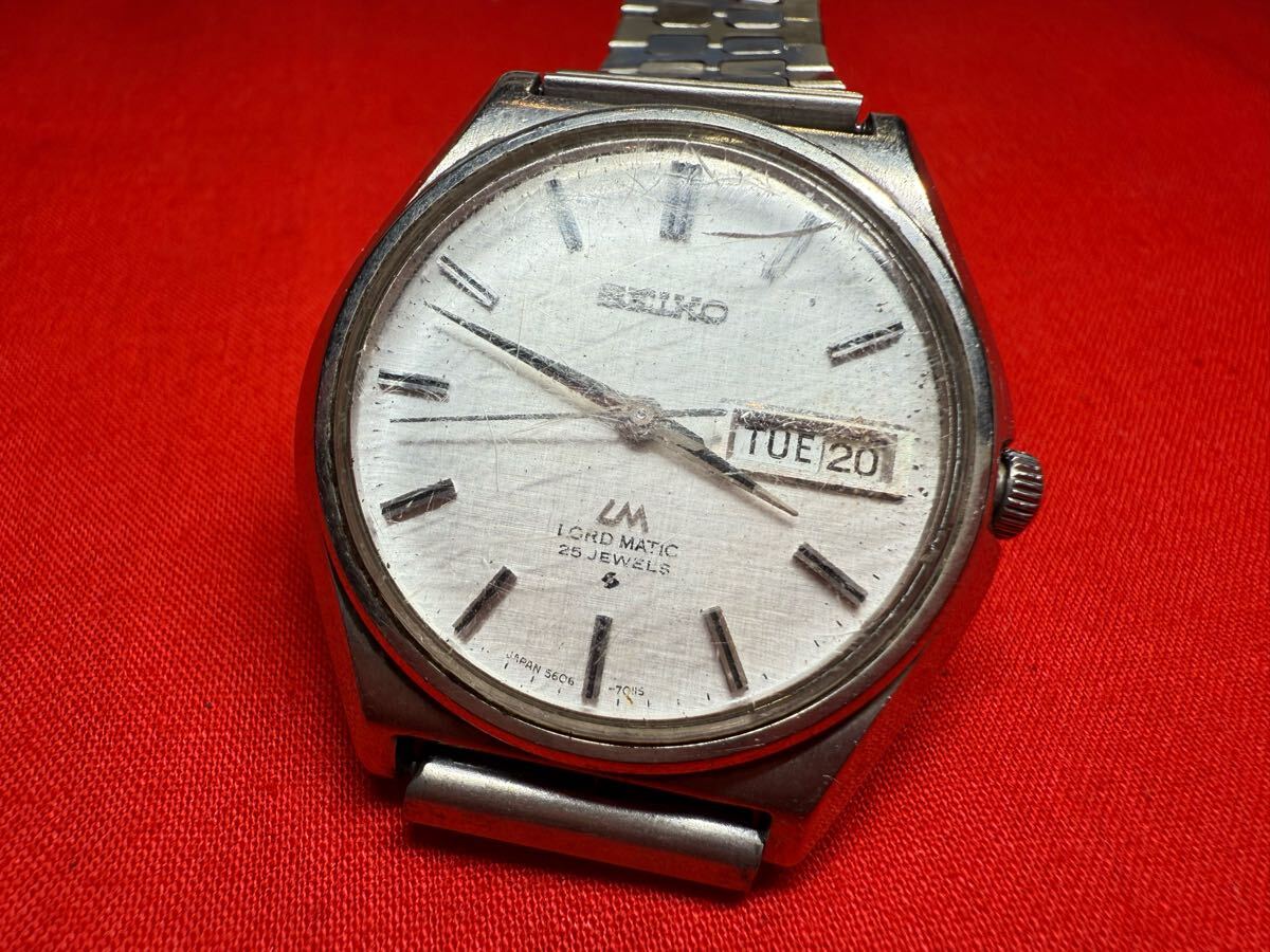 SEIKOロードマチック／25石自動巻(手巻き付き)／ビンテージ