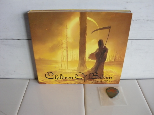 Childlen Of Bodom 〇● I WORSHIP CHAOS CD+DVD ●〇 チルドレン・オブ・ボトム アルバム CD 初回限定盤 ギターピック