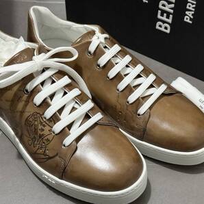 新品 ベルルッティ プレイタイム スクリットレザースニーカー 8 27cm前後 BERLUTI