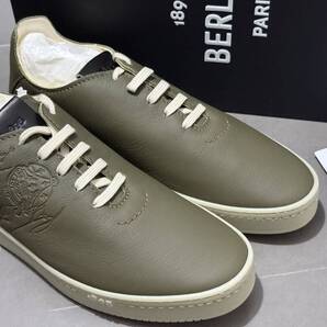 新品 BERLUTI エデン サイドスクリット レザー スニーカー ベルルッティ 7.5 26.5