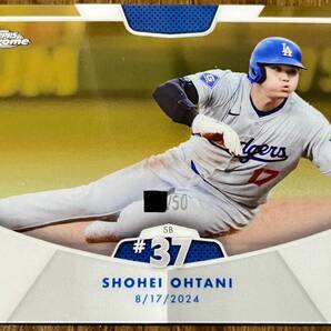 《50枚限定》topps2024 大谷翔平 50/50 Gold パラレルカード