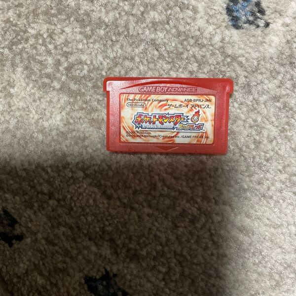 ゲームボーイアドバンス ポケットモンスター ファイアレッド GBA