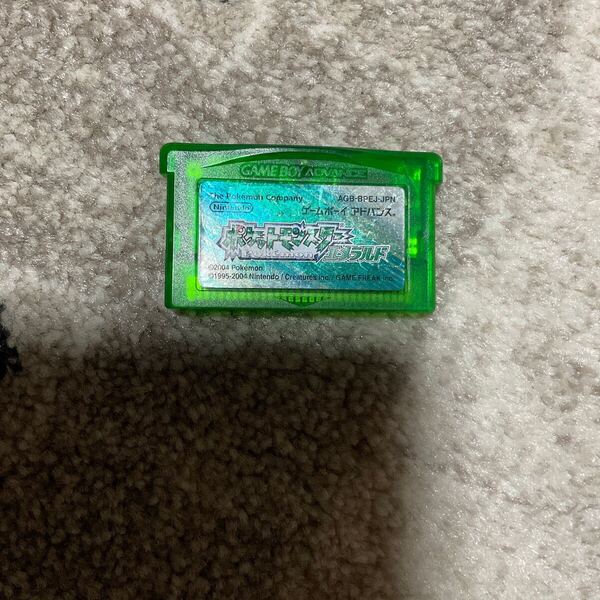 ゲームボーイアドバンス ポケットモンスター エメラルド GBA ソフトのみ