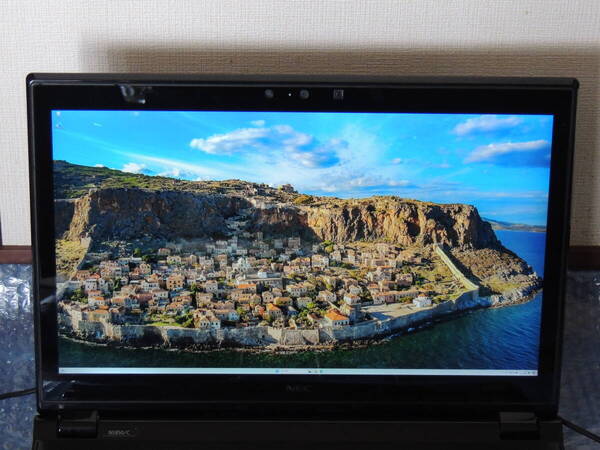 【4K/現状品】15.6インチ UHD NEC Lavie PC-NS850/C Core i7 メモリ 8GB SSD 500GB