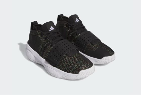 新品 定価1.6万円 adidas アディダス Dame 8 Extply メンズ バスケットボール シューズ スニーカー 27.5cm グレー/ブラック/ホワイト