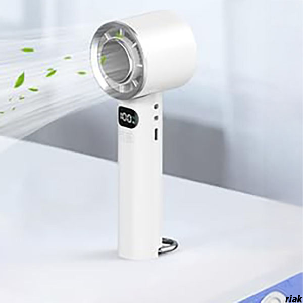【1秒瞬間冷却!大容量ハンディファン】 携帯扇風機 6800mAh USB充電式 首掛け扇風機 熱中症対策 瞬間冷却 ホワイト