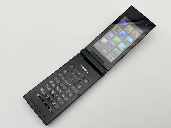 ☆【Panasonic】パナソニック P-06C マットブラック docomo FOMA ガラケー 中古良品 白ロム 簡易動作確認&簡易清掃&初期化OK 判定◯ C☆