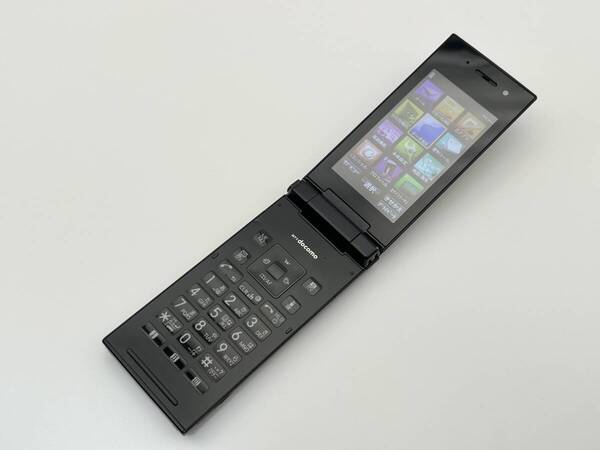 ☆【Panasonic】パナソニック P-06C マットブラック docomo FOMA ガラケー 中古良品 白ロム 簡易動作確認&簡易清掃&初期化OK 判定◯ D☆