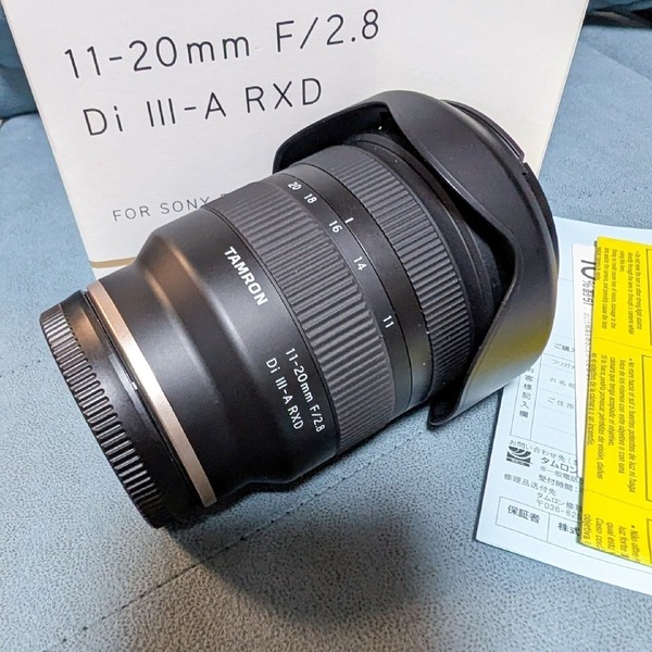 TAMRON 11-20mm F/2.8 Di III-A RXD Eマウント