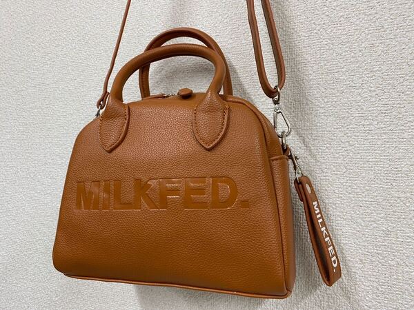 ♪ 送料無料 ミルクフェド MILKFED. ミニボストン ショルダーバッグ 美品