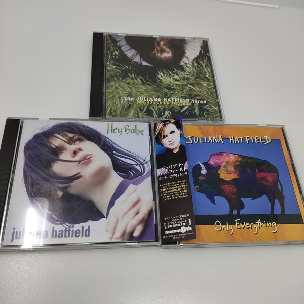 CD 3枚 THE JULIANA HATFIELD THREE / become what you are ジュリアナハットフィールド / hey babe Only Everything 即決 送料込み