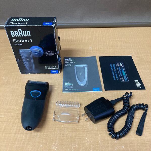 ◎送料無料 中古品 BRAUN Series1 電気シェーバー 190s-1 ブラウン シリーズ 充電式 Shaver 髭剃り ひげ 出張 旅行 簡易動作確認済 現状品