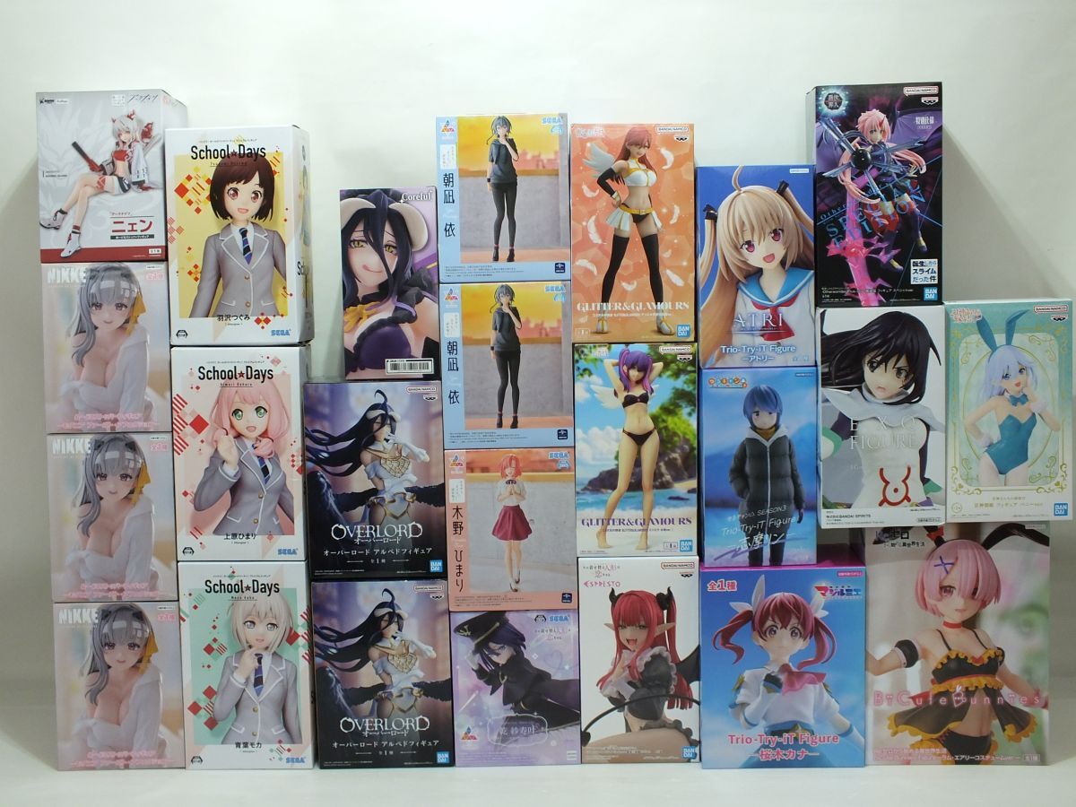 美少女 プライズフィギュア まとめ売り セット アルベド FGO NIKKE 未開封 33点 美少女 フィギュア まとめ売り プライズ アルベド